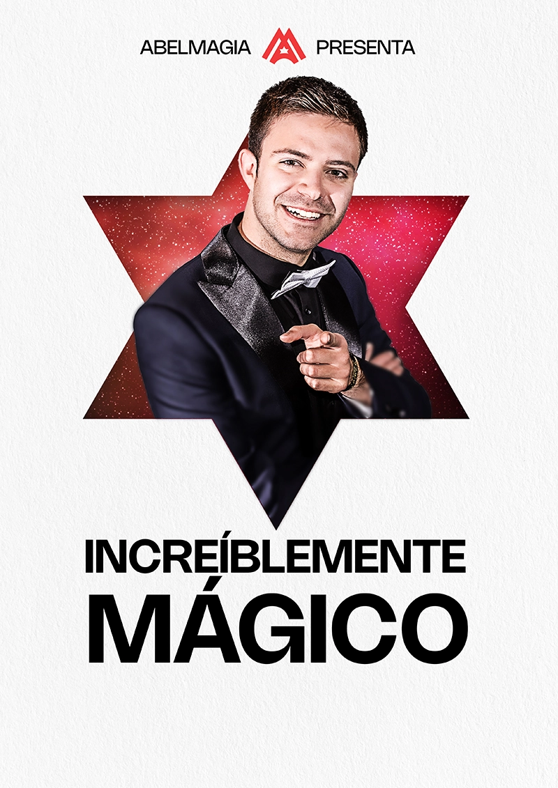 Cartel del espectáculo Increíblemente Mágico - Magia de gran formato